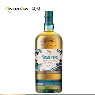 溢铭苏格登18年700ml单一麦芽苏格兰威士忌2019SR限定版洋酒进口