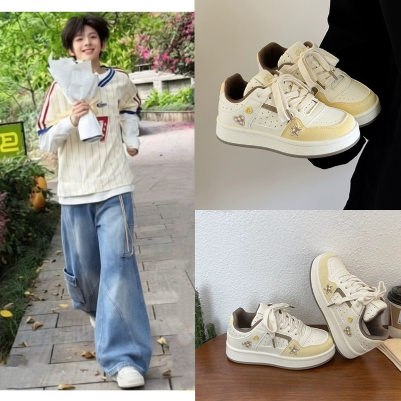 TF家族4代陈浚铭同款小白鞋百搭板鞋小个子轻便巨好看学生休闲鞋