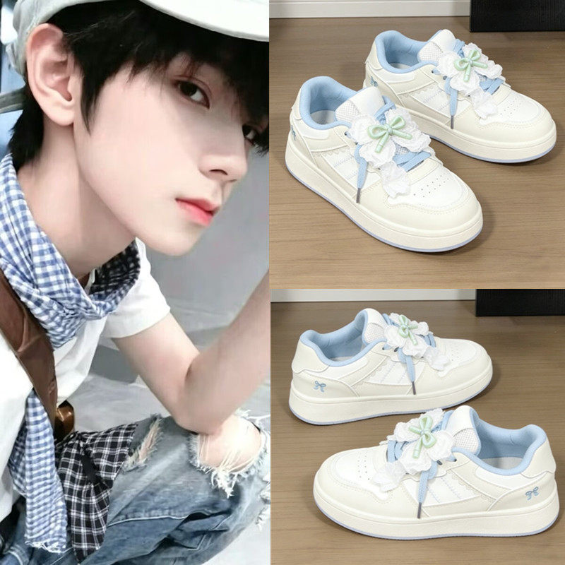 TF家族王橹杰同款小众设计小白鞋百搭学生夏轻便高颜值初中生板鞋