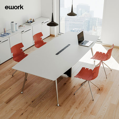 ework长条简约现代会议桌