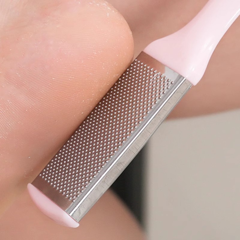 日本不锈钢磨脚器搓脚石去死皮脚去角质工具老茧锉脚蹭脚戳脚神器
