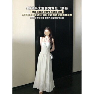 天丝醋酸初恋仙女裙修身 吊带连衣裙蛋糕裙 Skk杜乐丽花园 上新价