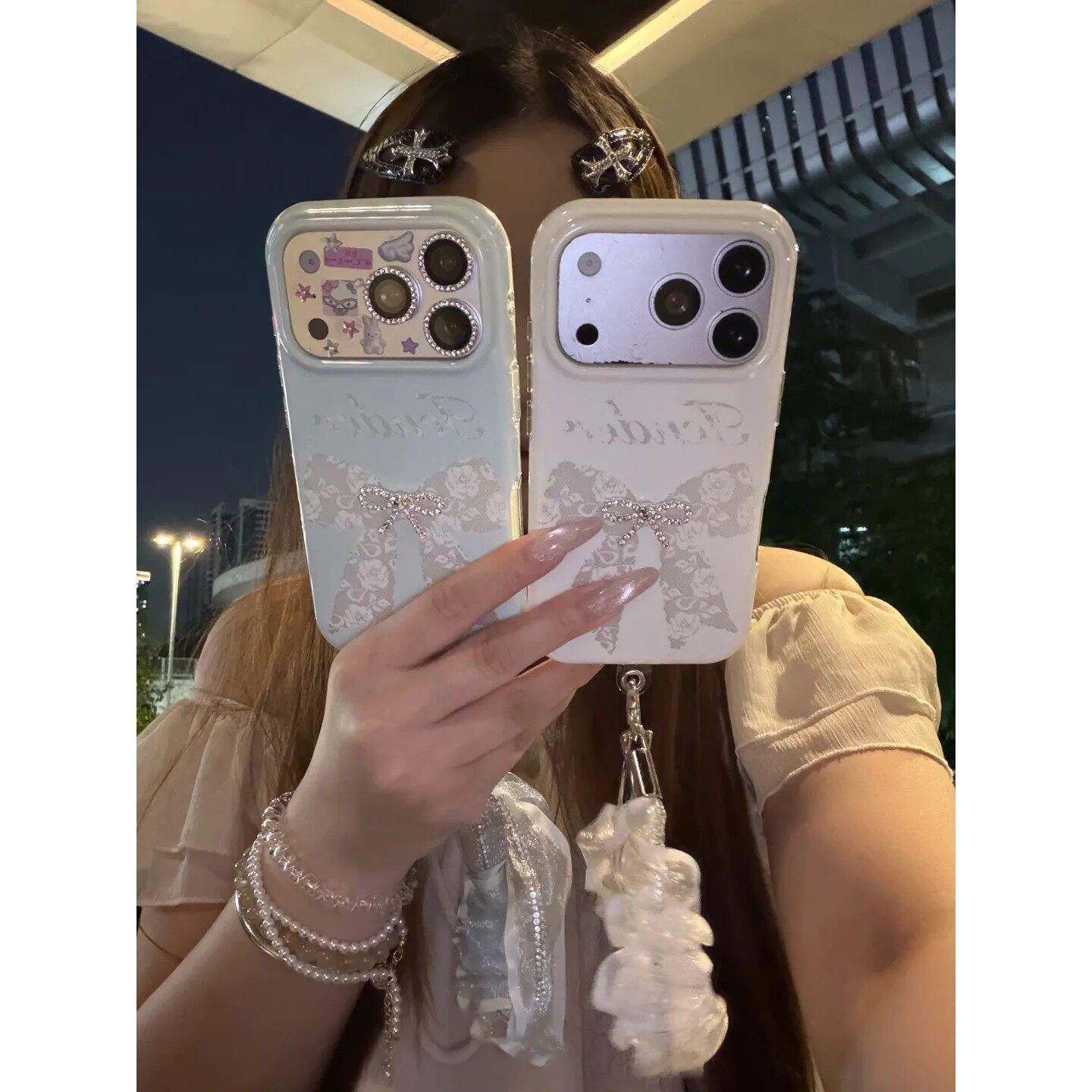 简约ins手机壳18promax保护苹果18pro女苹果17proMax双层17pro卡通iPhone17苹果16pro