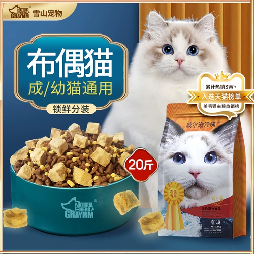 Wilson Pouting Puppet Cat, посвященный 10 кг/10 кот кошачьи котенок кошам в кошек, чтобы увеличить жирные щеки, питания и волосы