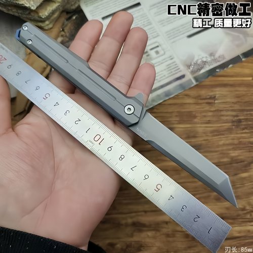 户外刀非自动弹簧钢折叠刀水果刀