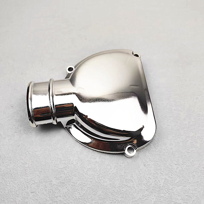 摩托车配件福喜100巧格鬼火花架发动机100CC传动前进气盖电镀银