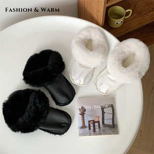 长筒棉套洞洞鞋加绒冬季保暖内衬毛绒内胆替换通用加厚可拆卸衬套