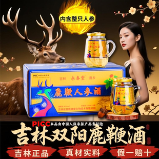 礼盒 正宗吉林双阳鹿鞭酒人参梅花鹿养生酒滋补男士 假一赔十