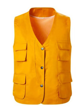 铁蛙 春秋工作服马甲 黄色款 件