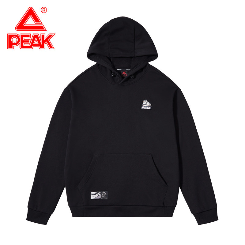 匹克男款连帽卫衣男士2024春冬季新款保暖百搭学生外套上衣潮流