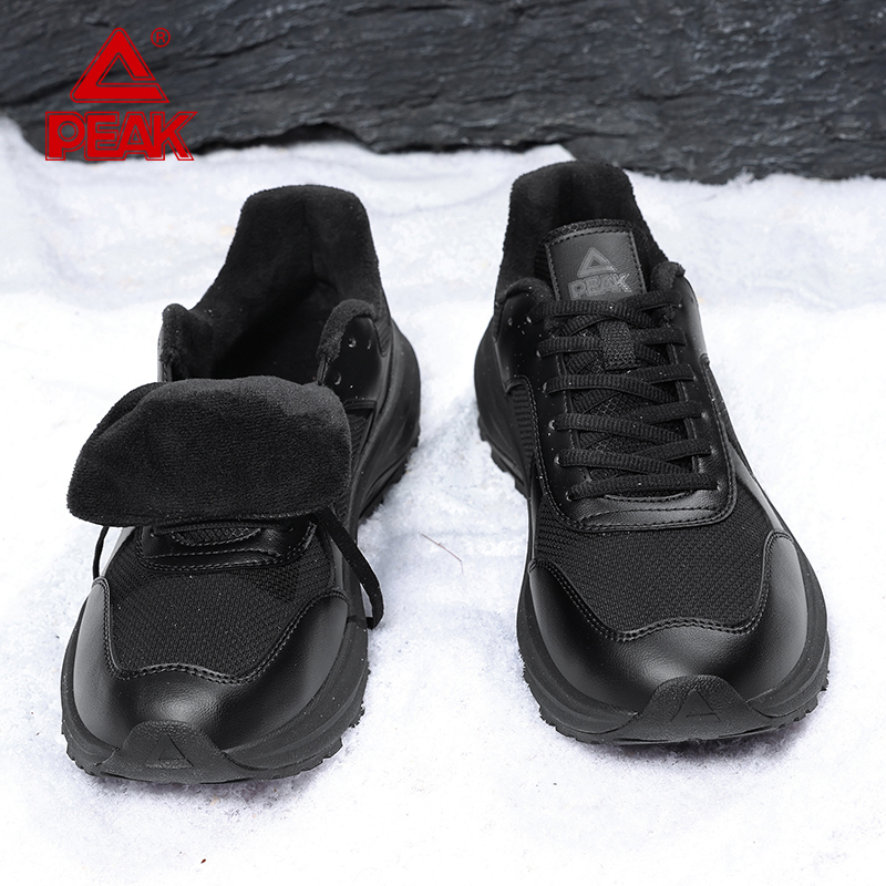 匹克徒步加绒棉鞋男鞋2025新款户外登山鞋男款防滑耐磨运动鞋男款