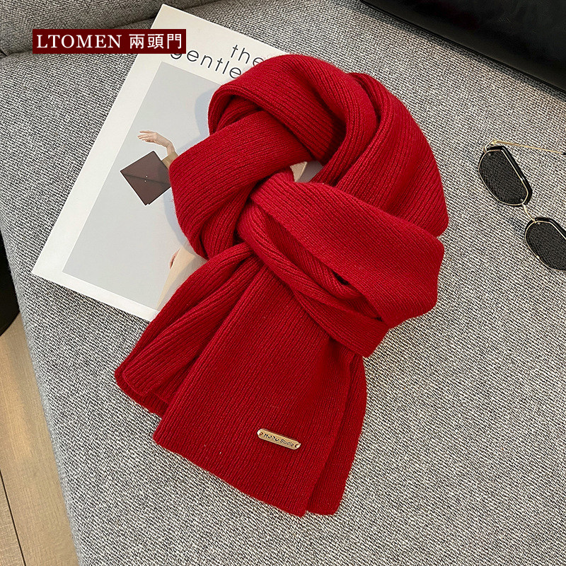 两头门秋冬针织韩版男女羊毛保暖