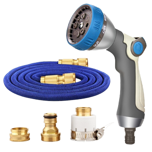 浇花水枪神器家用浇水喷头伸缩水管软管花园浇菜育苗花洒园艺喷水