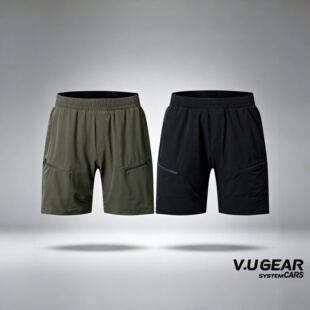 V.U Gear CARS系列 Roamer 2.0 透气微孔水溶纱 游侠弹力运动短裤
