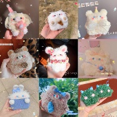 2代手工针织毛绒套硅胶无线蓝牙保护套可爱 EarbudsⅡ二代大鲨保护套1 适用于博士Bose QuietComfort