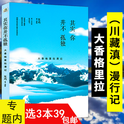 3本39 其实你并不孤单川藏滇漫行记 云南西藏四川旅行漫记 西南地区线旅游书籍发现走遍中国康巴腹地藏地孤旅时光停留的地方深度游