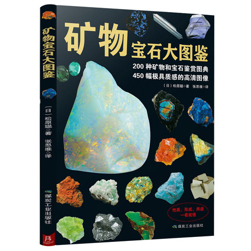 矿物宝石大图鉴 200种矿物宝石鉴赏图典 矿物与岩石矿物宝石完全鉴赏图典钻石水晶宝石圣典收藏与鉴赏宝石收藏爱好者的书籍