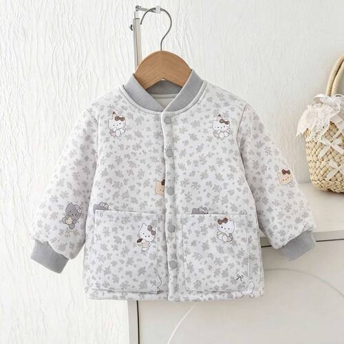 秋冬女童加厚保暖棉花内胆棉服
