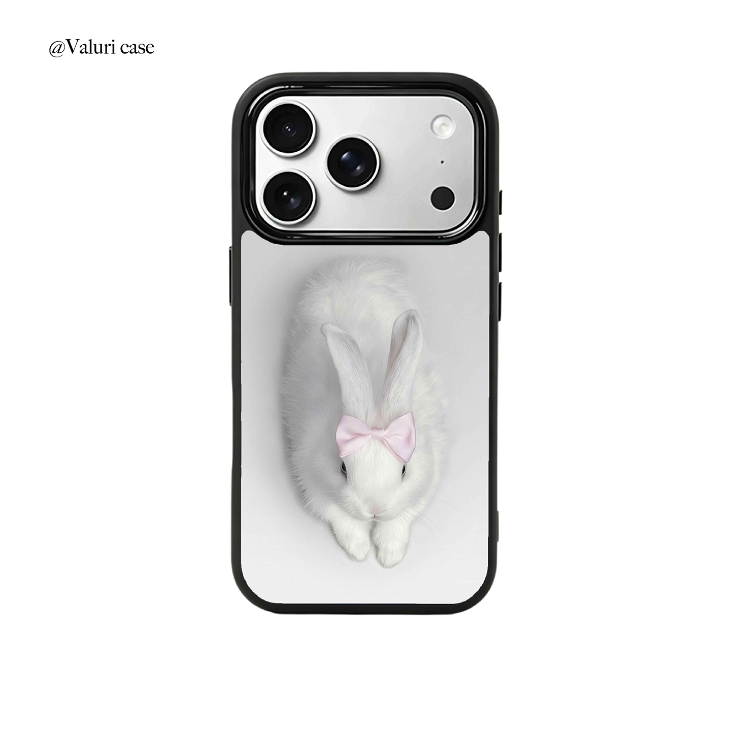 ins日韩蝴蝶结法式少女小白兔温柔适用iPhone18/17promax神甲手机壳16pro15复古14黑框手机套苹果保