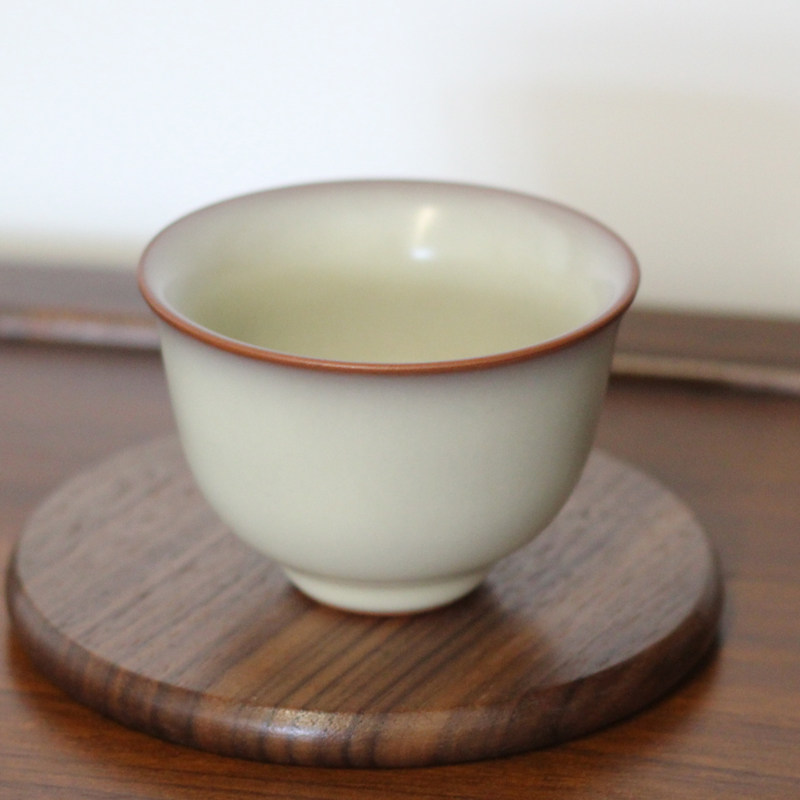 女士精致专用主人杯高档个人专用功夫茶杯单杯铁骨王文猪油冻杯