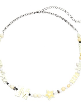 幸运星笑脸项链国潮嘻哈说唱男女