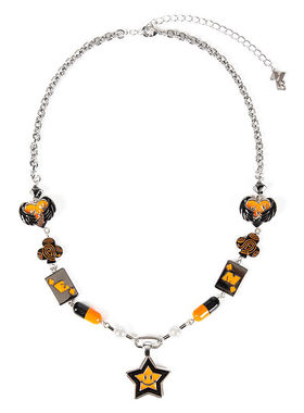 玩物制造 Maison Emerald(ME) 潮流橙色卡牌五角星笑脸幸运星项链