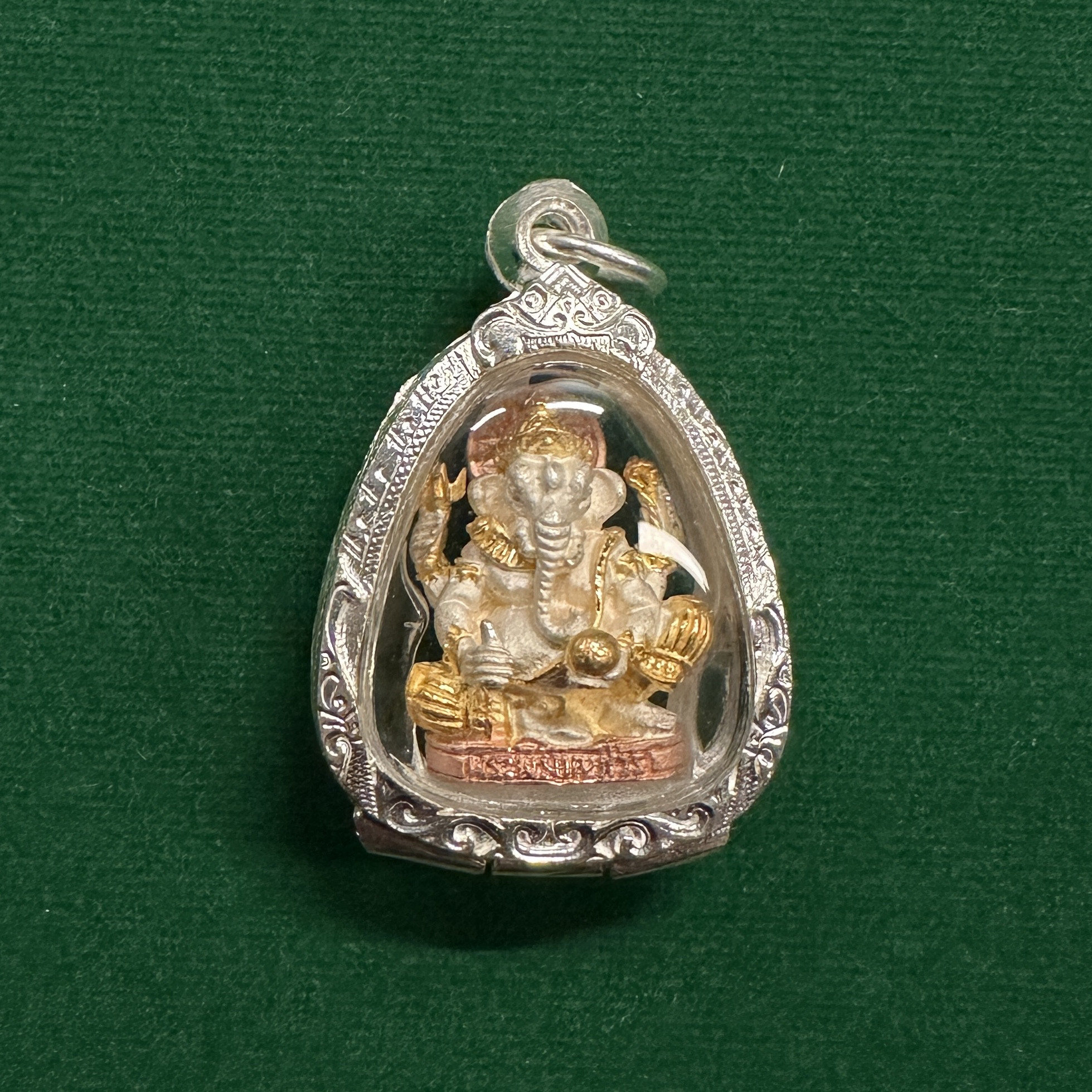 泰式特色正品保证古巴吉士纳2555大象青铜镀3k纯银开关壳