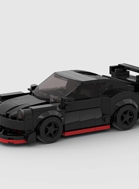 保时捷911GT跑车moc积木汽车模型小颗粒益智拼装DIY儿童玩具跨境
