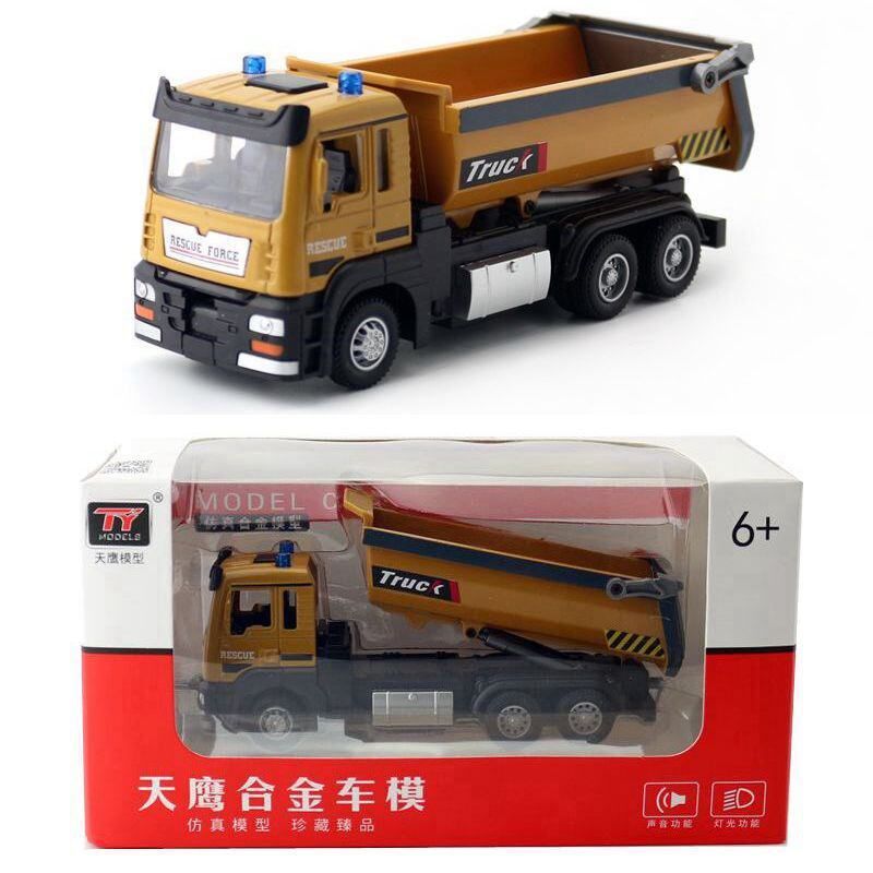 天鹰仿真合金汽车模型重型工程车