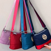 三层随身包斜挎包女冬帆布单肩包2024年新款 时尚 牛津布斜挂包简约