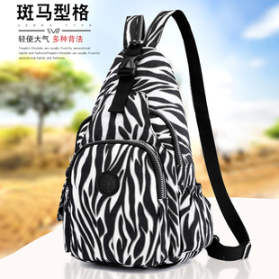 2024新爆款 水洗布胸包小双肩包大容量布包轻便男包防水旅游女背包