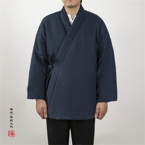 中国风男装复古禅意改良汉服棉衣