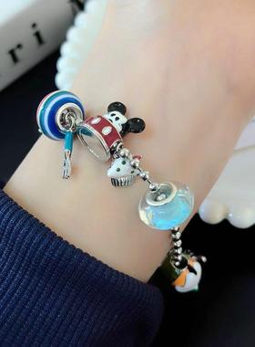 Y2K闪耀色彩蛋糕糖果手链