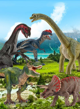 特价清仓德国思乐仿真动物模型恐龙玩具霸王龙镰刀龙巨兽龙钉状龙