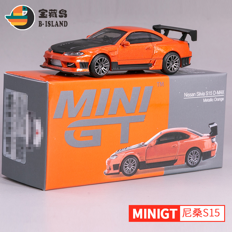 MINIGT合金车模型日产SILVI#296