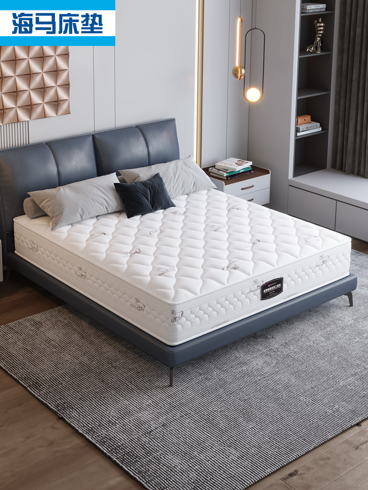 喜盈门床垫席梦思独立弹簧椰棕垫20cm厚家用乳胶软垫十大海名牌马