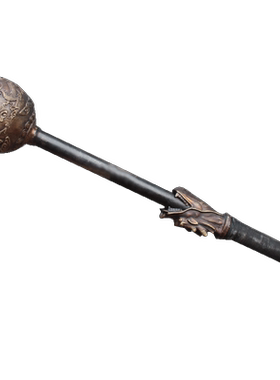 铜十八般三股叉铁杆影视道具