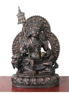 黄铜多闻佛像财宝天王