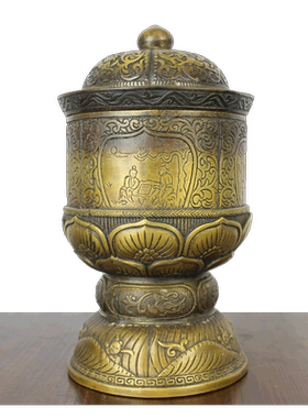 黄铜铜香炉南瓜八仙工艺品摆件