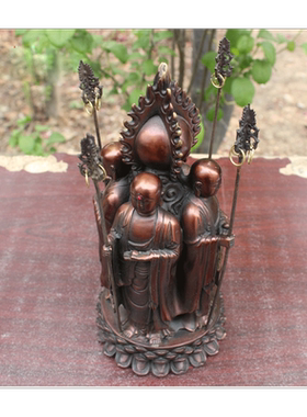 地藏王菩萨黄铜摆件工艺品