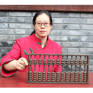 宇卓铁算盘13轴长35.5cm铁算盘铸铁算盘店铺门市家装工艺品摆件