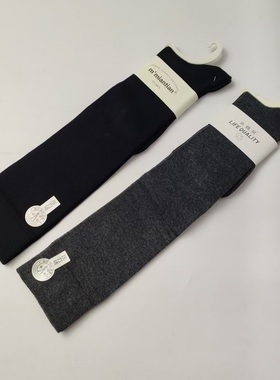 木棉田4119小腿袜女中筒袜秋冬季软棉压力袜美腿塑形保暖袜