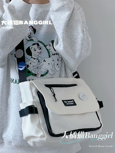 Брендовая сумка через плечо, рюкзак для отдыха, японская ретро сумка на одно плечо, подходит для студента