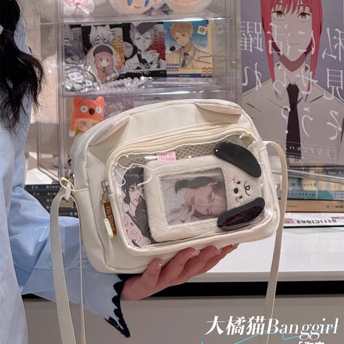 2026新款软萌单肩斜挎包大儿童可爱包包学生小包包通勤手机背包女