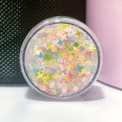 免胶油性啫喱幻彩星芒闪粉提亮闪片面部彩绘六一舞台亮晶晶装饰