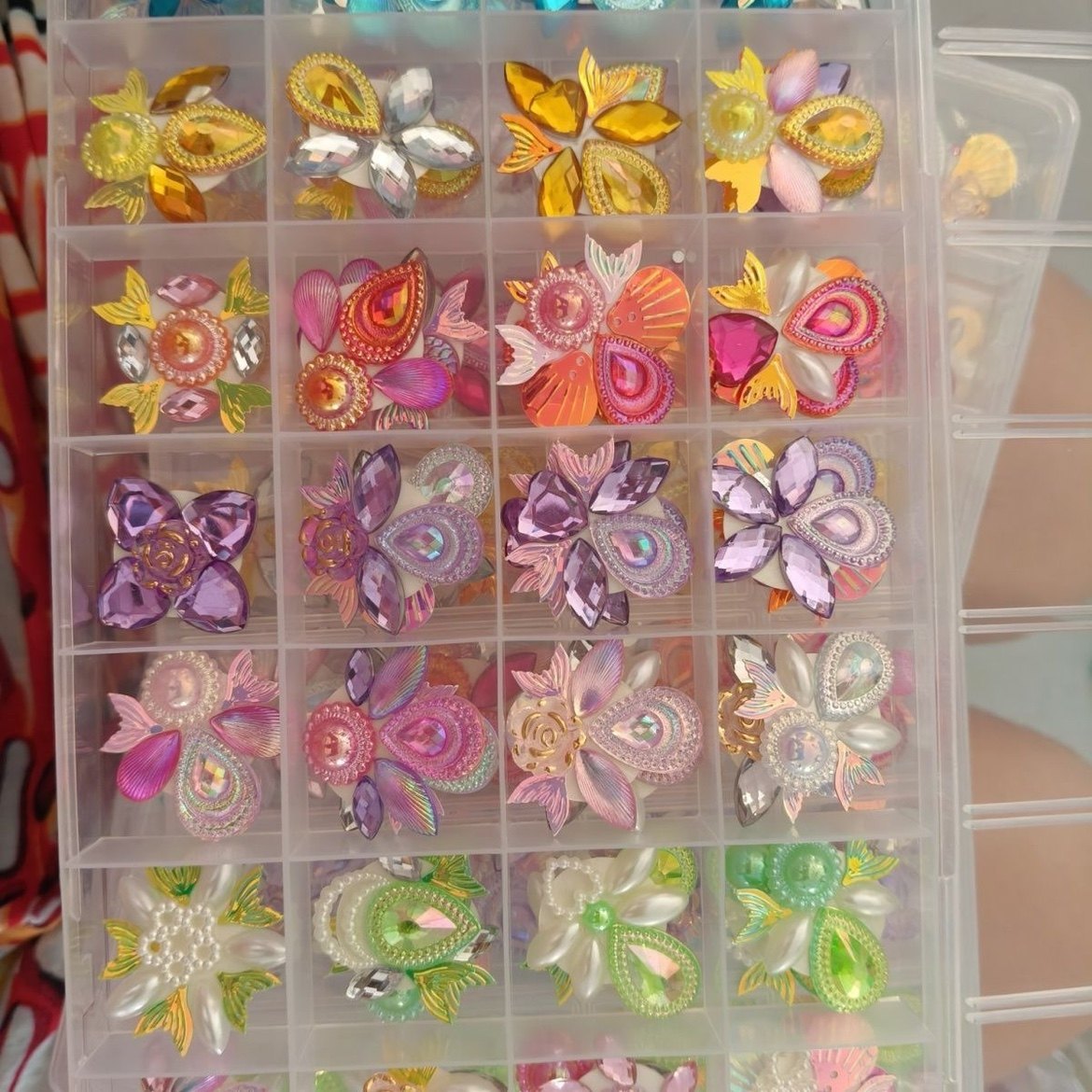 儿童面部彩绘配件舞台妆汉服眉心贴花瓣贴纸钻石贴立体贴纸