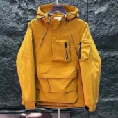 连帽休闲冲锋衣夹克春季 潮牌工装 宽松帅气外套 2025新款 YIYJANGDE