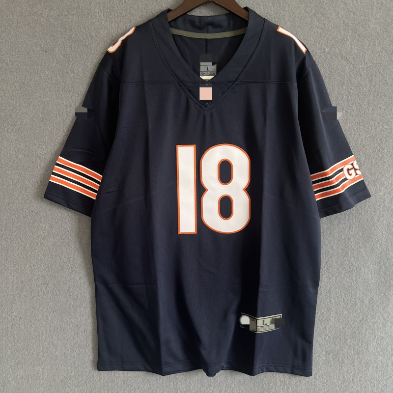 欧美街头橄榄球服宽松男女同款