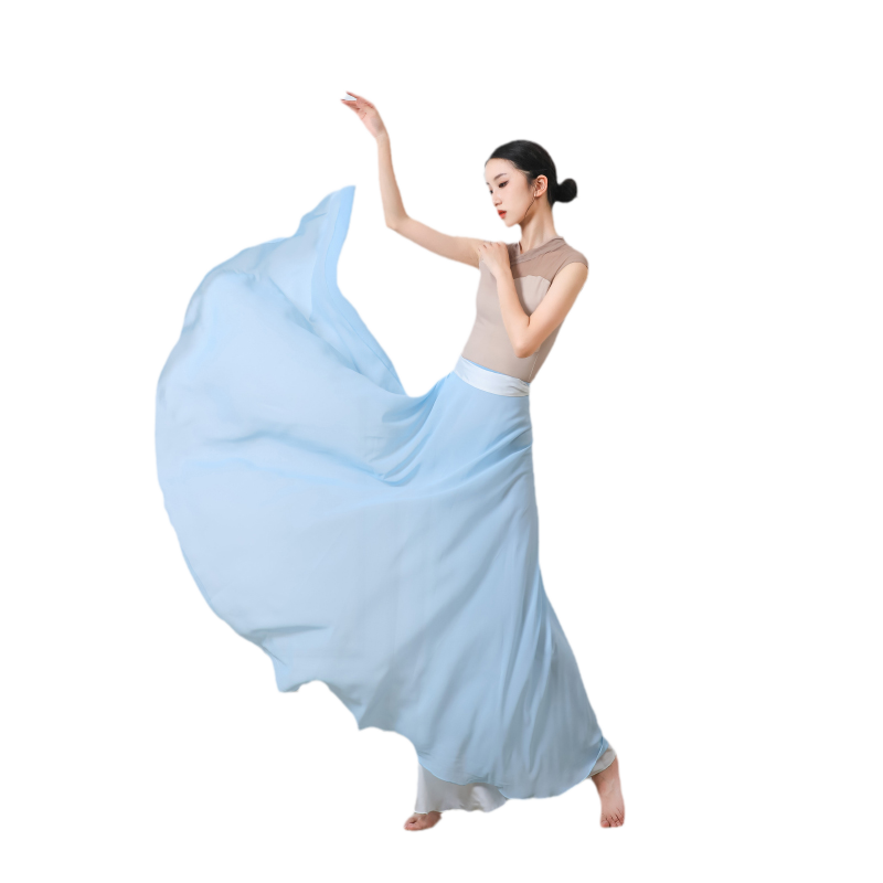 古典舞舞蹈服女裙子飘逸系带