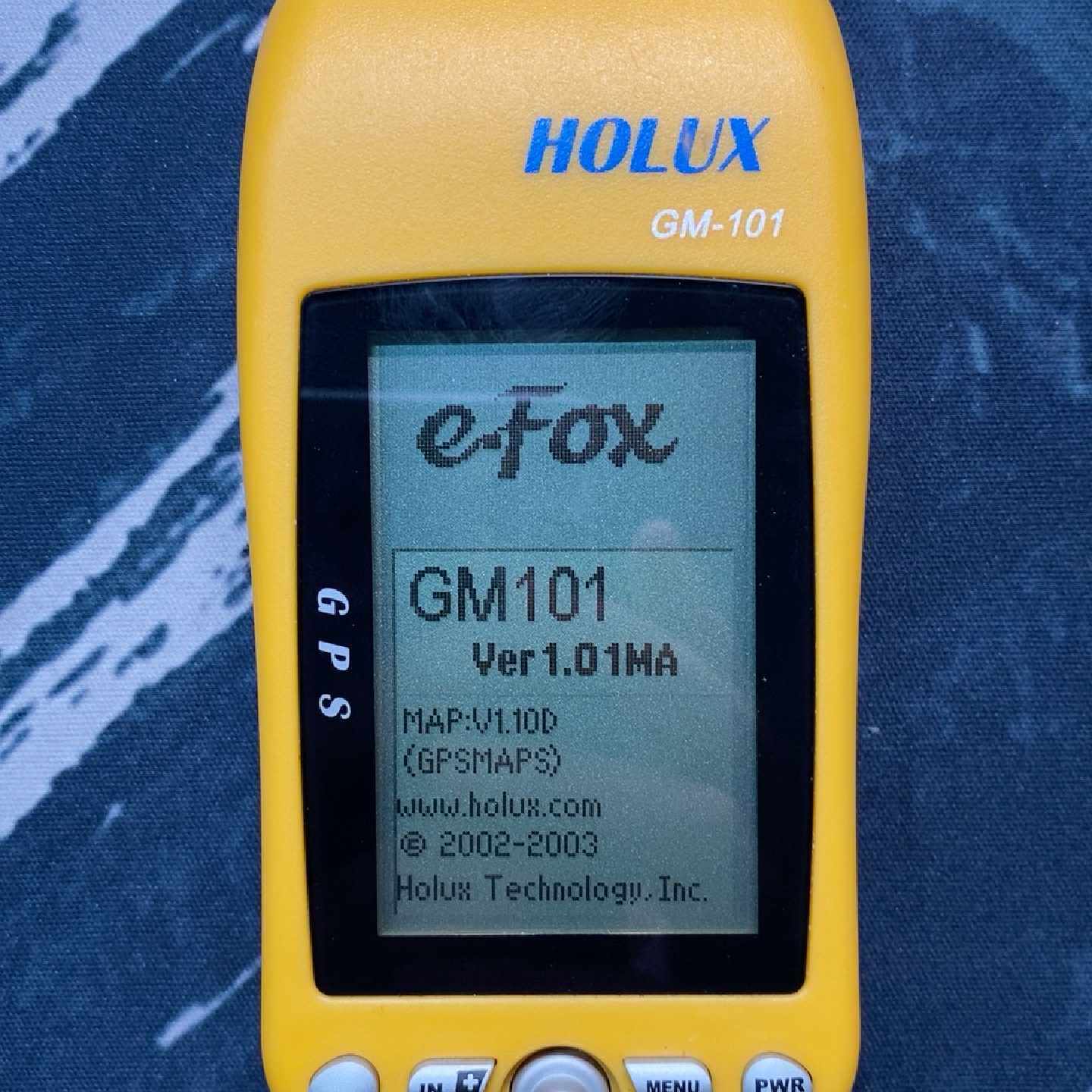 台湾长天HOLUX  GM-101 GPS 手持电子导航 屏—议价